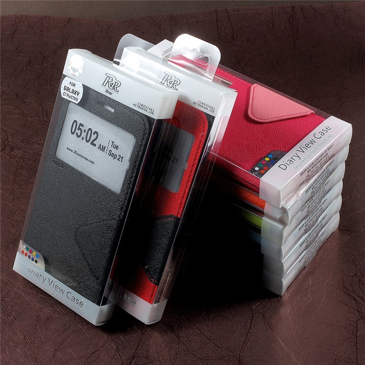 ROAR KOREA View Window Leather Stand Card Holder phone Case for Samsung Galaxy C7 Pro - Black-10