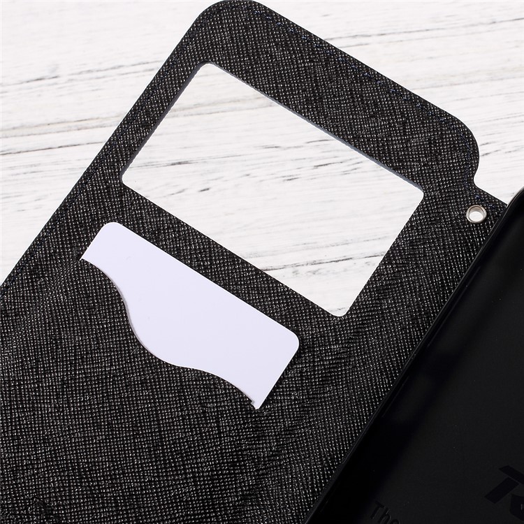 ROAR KOREA Diary View Contrast Color Leather Case for Samsung Galaxy S8+ G955 - Dark Blue-10