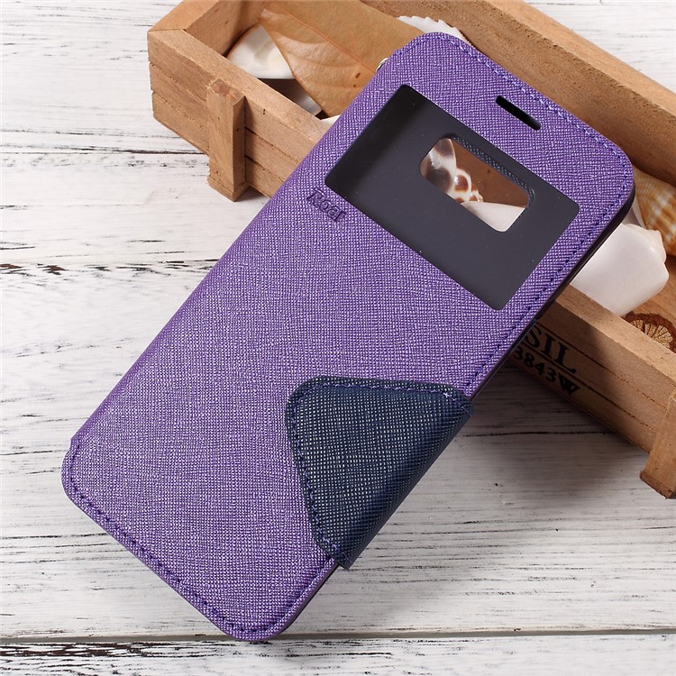 

ROAR KOREA Diary View Magnetic Leather Cover for Samsung Galaxy S8+ G955 - Purple