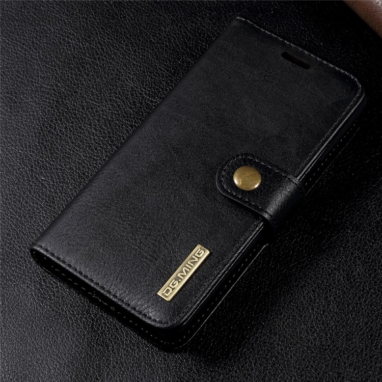DG.MING for Samsung Galaxy J5 (2017) Detachable 2 in 1 Wallet Split Leather Phone Case - Black-3