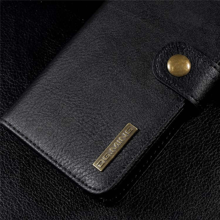 DG.MING for Samsung Galaxy J5 (2017) Detachable 2 in 1 Wallet Split Leather Phone Case - Black-7