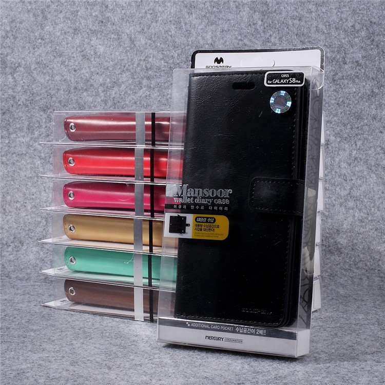 MERCURY GOOSPERY Mansoor Leather Case for Samsung Galaxy S8 - Black-10