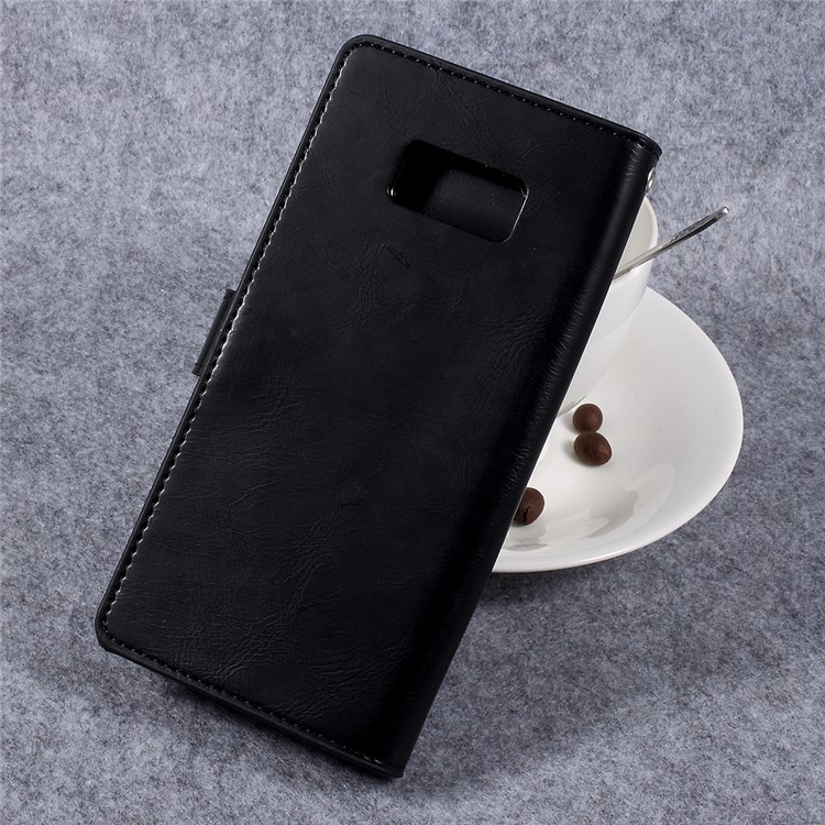MERCURY GOOSPERY Mansoor Leather Case for Samsung Galaxy S8 - Black-2
