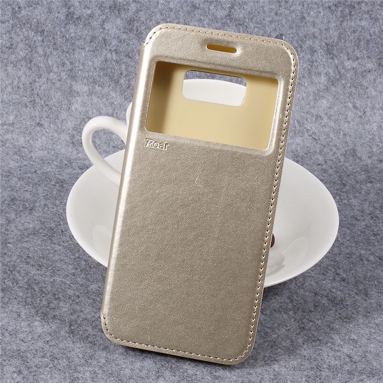 

ROAR KOREA Noble Leather View Mobile Cover for Samsung Galaxy S8 Plus G955 - Gold