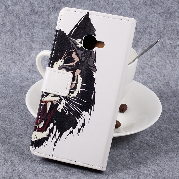 Pattern Printing Flip Leather Mobile Phone Case for Samsung Galaxy Xcover 4 - Fierce Tiger-2