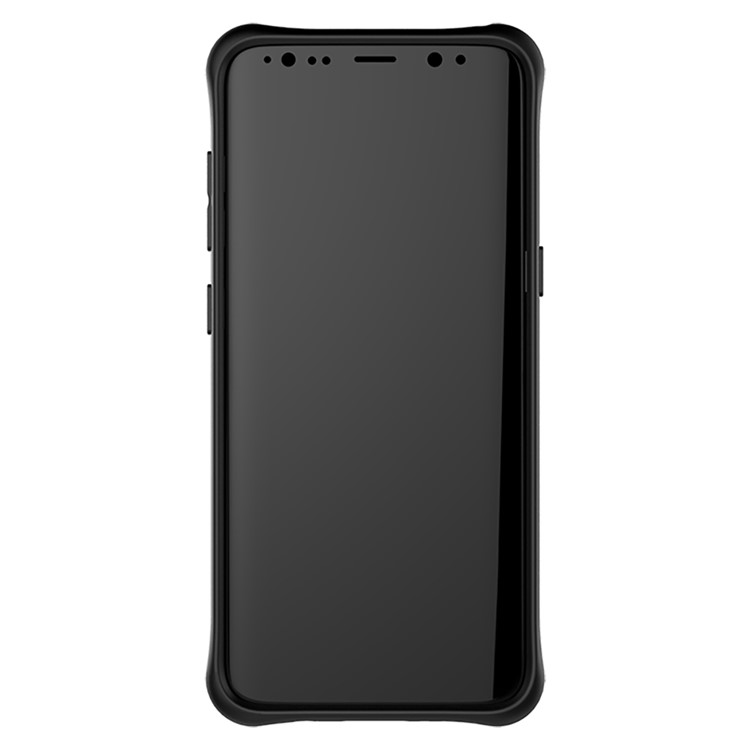 360-Degree Rotating Kickstand PC + TPU Case for Samsung Galaxy S8 G950 - Silver-9