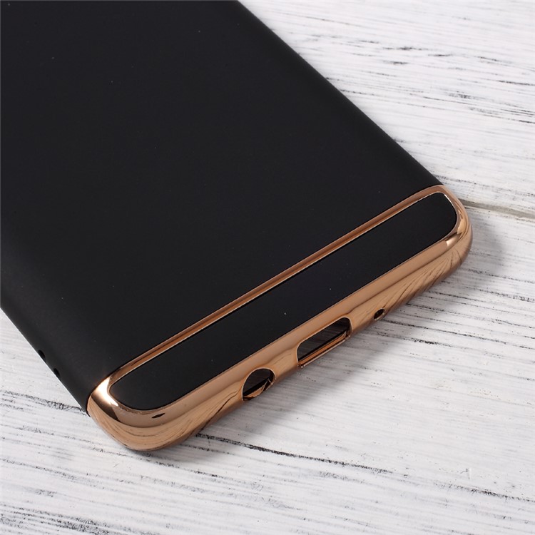 3-piece Rubberized Hard Case with Plated Frames for Samsung Galaxy J7 (2016) J710 - Black-5