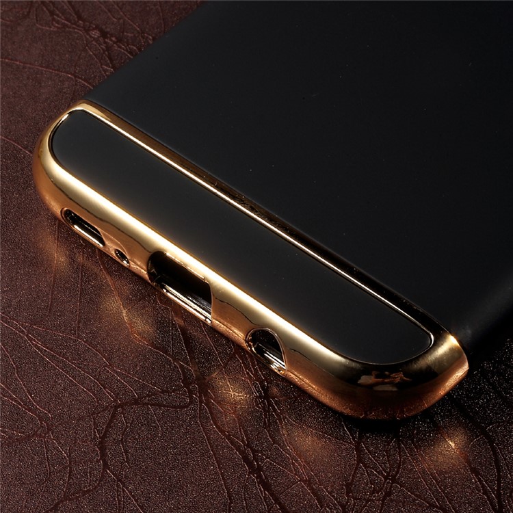 For Samsung Galaxy S8 G950 3-in-1 Electroplated Frames Plastic Hard Case - Black-5