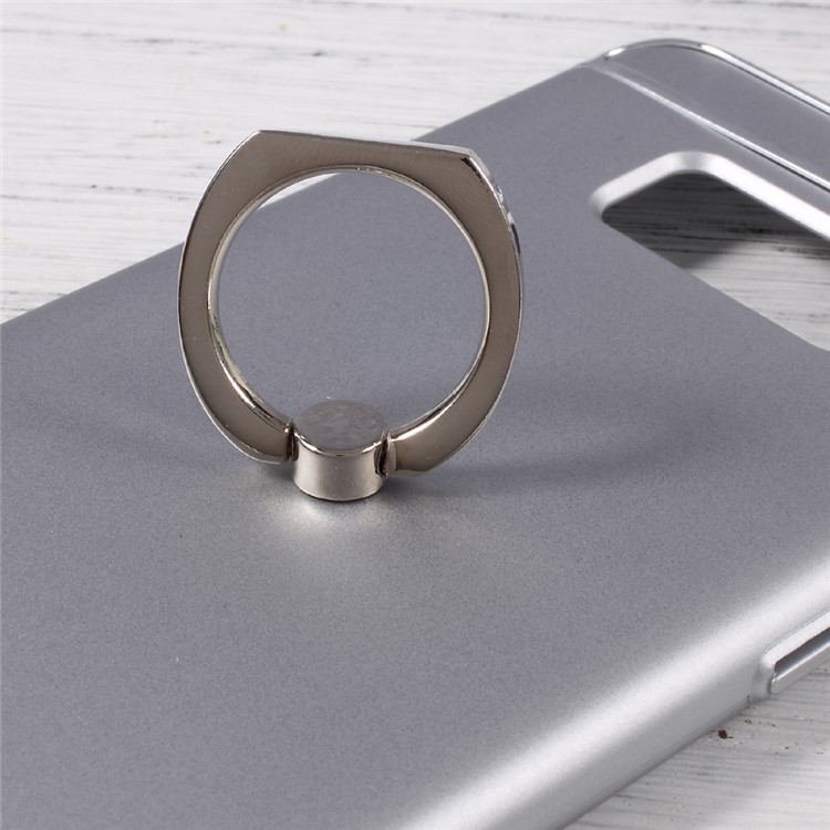 3-in-1 Electroplating PC Cell Phone Case with Ring Kickstand for Samsung Galaxy S8 SM-G950 - Silver-6