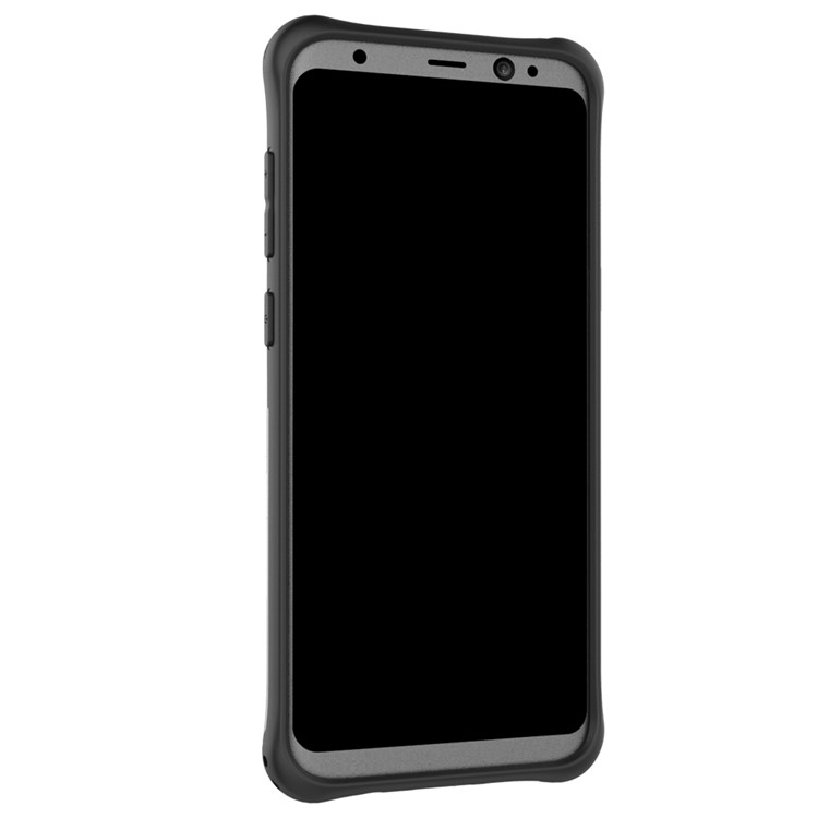 Armor Rotary Kickstand Mobile Phone Case (PC +TPU) for Samsung Galaxy S8+ SM-G955 - Silver-3