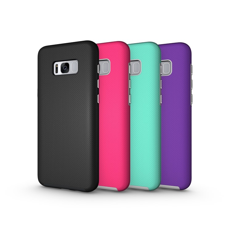 For Samsung Galaxy S8 G950 Anti-skid Hybrid PC + TPU Armor Phone Case - Black-16