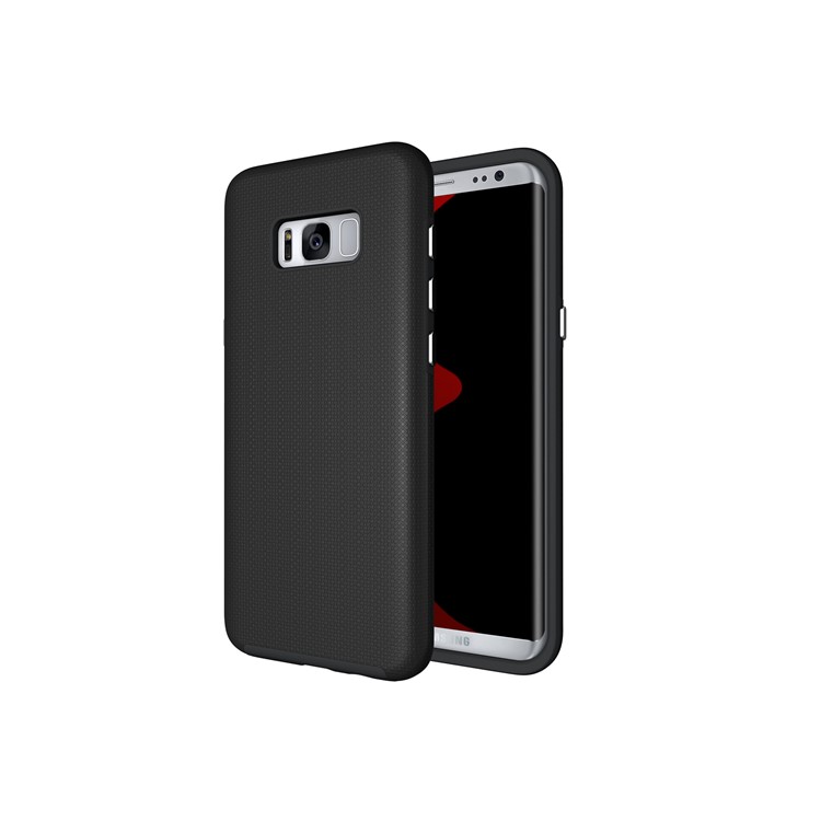 For Samsung Galaxy S8 G950 Anti-skid Hybrid PC + TPU Armor Phone Case - Black-3