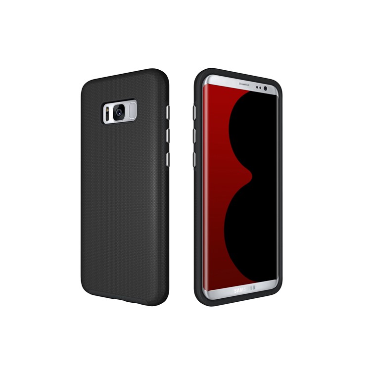 For Samsung Galaxy S8 G950 Anti-skid Hybrid PC + TPU Armor Phone Case - Black-5