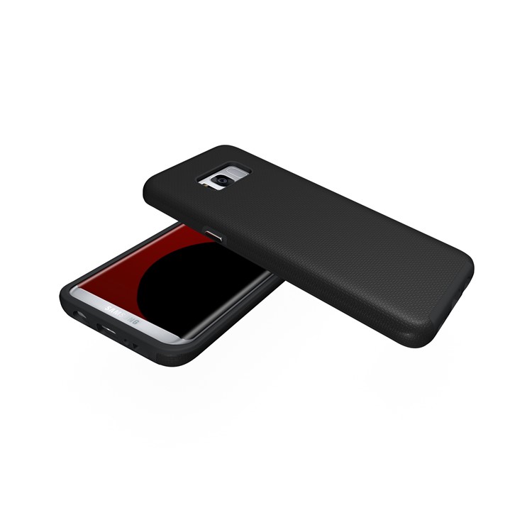 For Samsung Galaxy S8 G950 Anti-skid Hybrid PC + TPU Armor Phone Case - Black-7