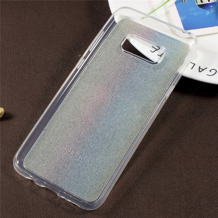 Gradient Glittery Powder TPU Case for Samsung Galaxy S8+ SM-G955 with Ring Holder - Colorful Vertical Stripes-7