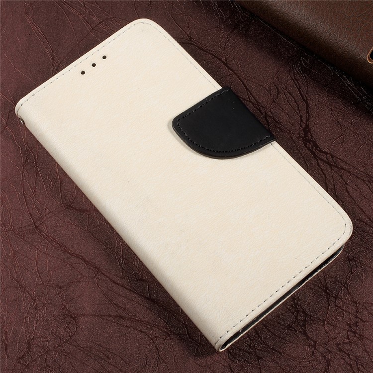 Pebble Grain Leather Case with Lanyard for Samsung Galaxy J5 (2016) SM-J510 - White-3