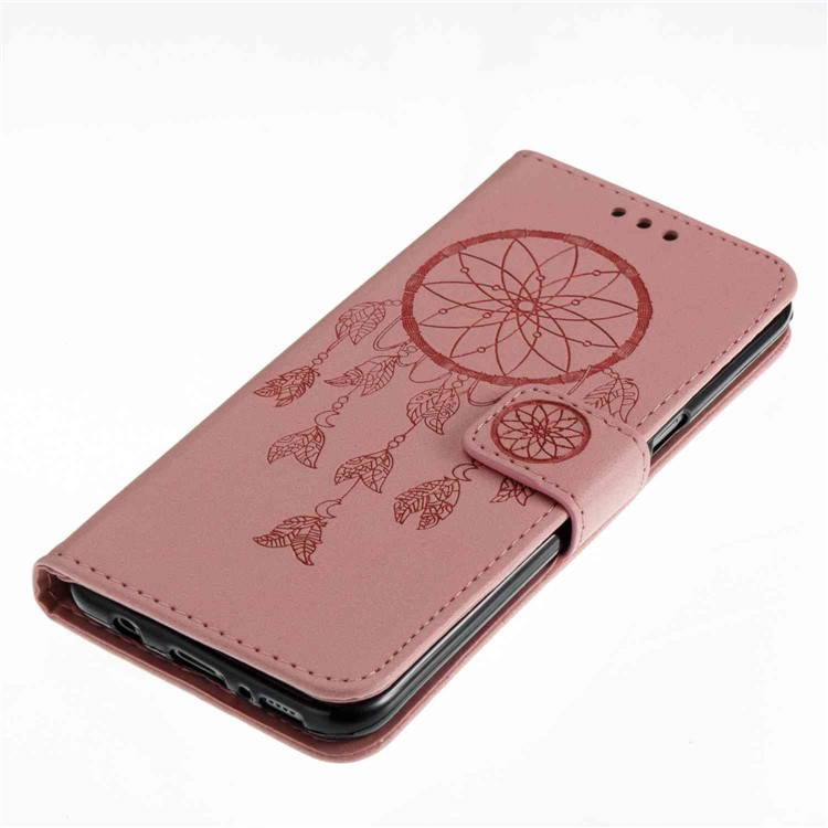 For Samsung Galaxy S8 Plus G955 Imprinted Dream Catcher Wallet Leather Case Stand - Pink-4