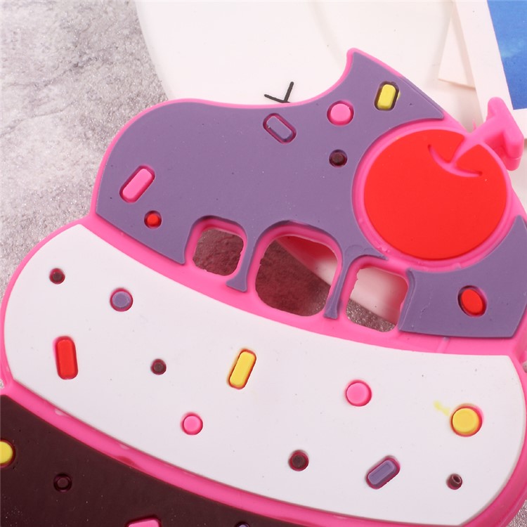 3D Cherry Ice Cream Silicone Mobile Shell for Samsung Galaxy J5 (2016) SM-J510 - Rose-4