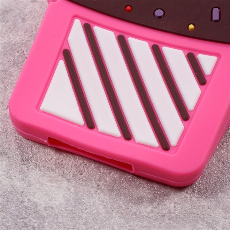 3D Cherry Ice Cream Silicone Mobile Shell for Samsung Galaxy J5 (2016) SM-J510 - Rose-5