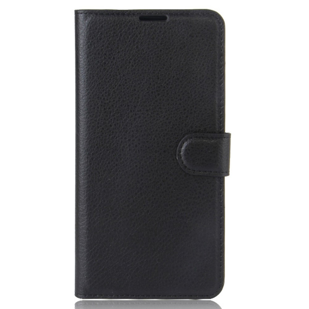 Litchi Skin Wallet Leather Stand Caso Para Samsung Galaxy Xcover 4s / Xcover 4 G390F - Preto-2