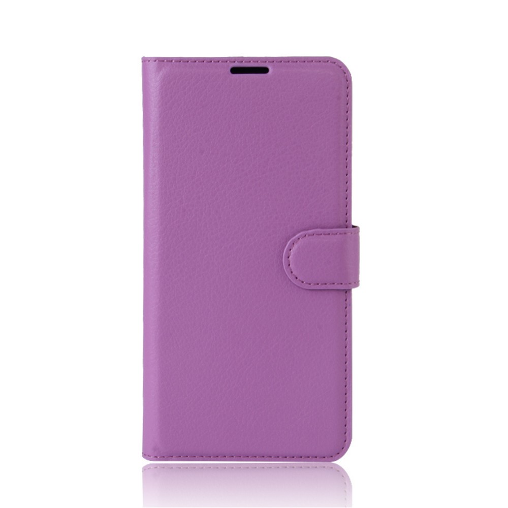 Litchi Skin PU Leather Stand Case for Samsung Galaxy Xcover 4s / Xcover 4 G390F - Purple-2