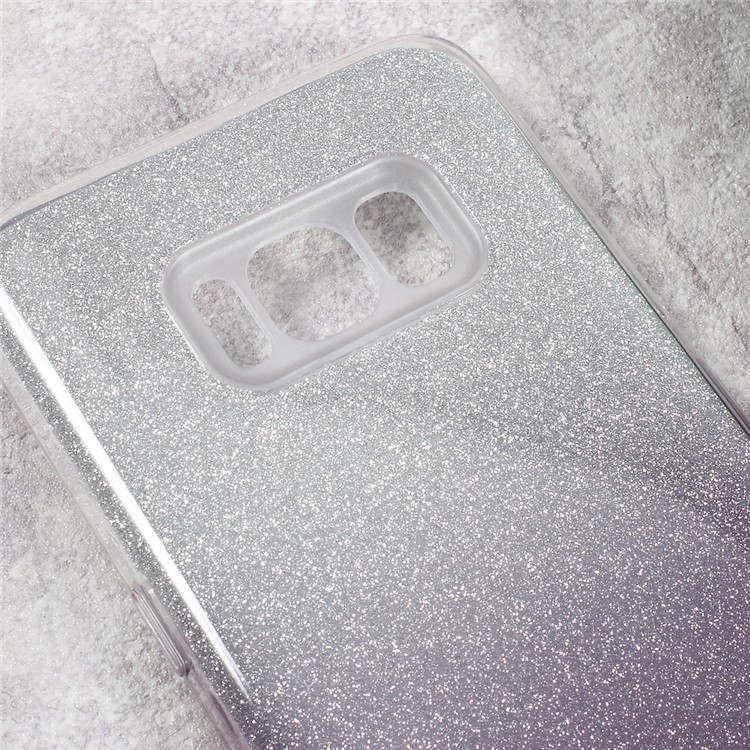 2-in-1 Gradient Color TPU + PC Phone Back Case for Samsung Galaxy S8 SM-G950 - Black-4