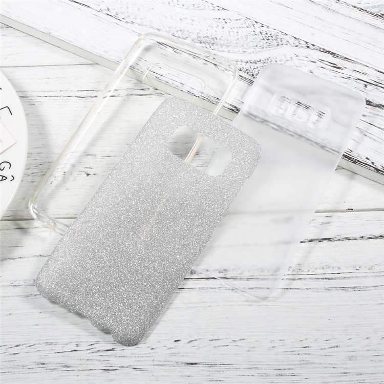 Glittery TPU + PC Hybrid Cell Phone Case for Samsung Galaxy S8 SM-G950 - Silver-5