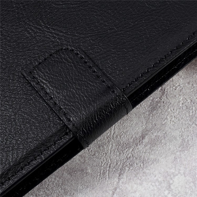 Wallet Stand Leather Litchi Texture Cell Phone Case for Samsung Galaxy A5 (2017) - Black-11