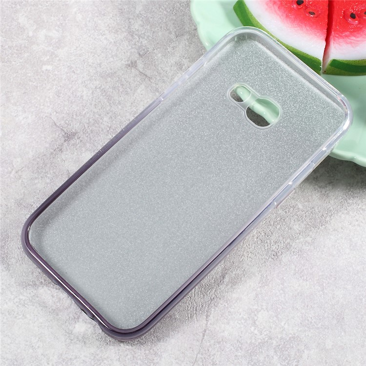 3-in-1 Gradient Color TPU + PC Phone Back Case for Samsung Galaxy A3 (2017) - Grey-4