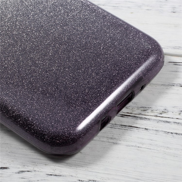 Gradient Color TPU + PC Phone Back Case with Flash Paper for Samsung Galaxy J5 (2017) - Grey-5