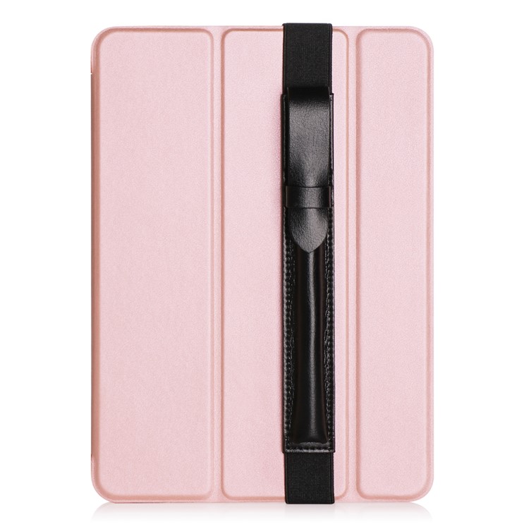 

Movable Elastic Band Tri-fold Leather Stand Cover Case for Samsung Galaxy Tab S3 9.7 - Rose Gold, Galaxy Tab S3 9.7
