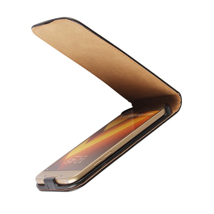 Split Leather Vertical Flip Cover Case for Samsung Galaxy A5 (2017) SM-A520F - Black-10