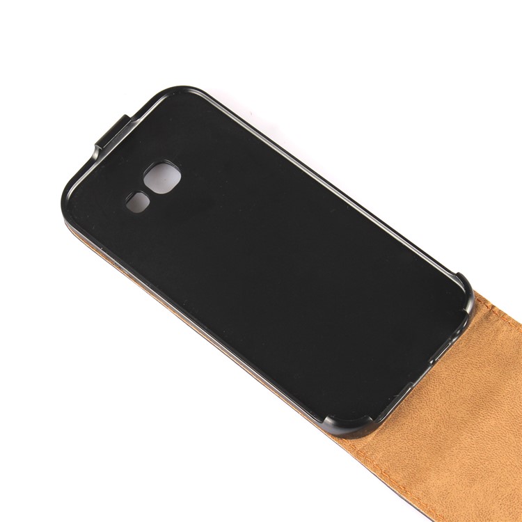 Split Leather Vertical Flip Cover Case for Samsung Galaxy A5 (2017) SM-A520F - Black-12