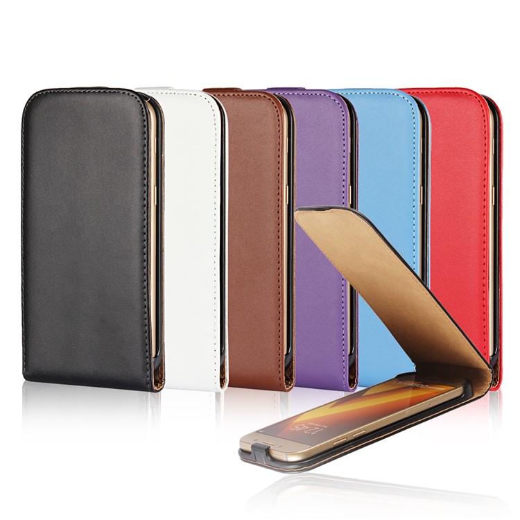 Split Leather Vertical Flip Cover Case for Samsung Galaxy A5 (2017) SM-A520F - Black-13