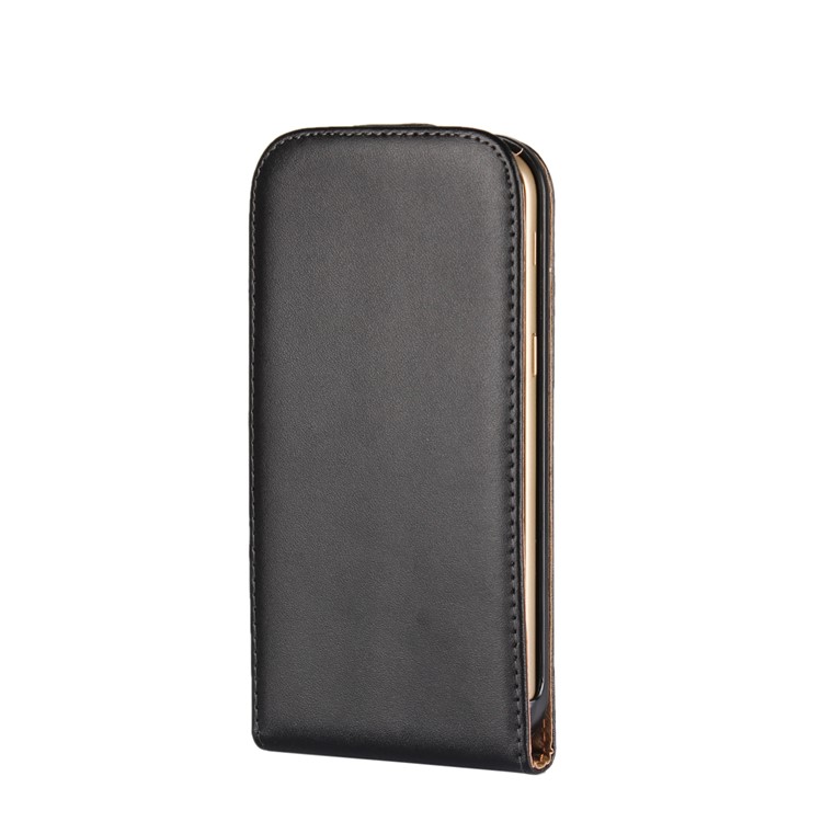 Split Leather Vertical Flip Cover Case for Samsung Galaxy A5 (2017) SM-A520F - Black-2