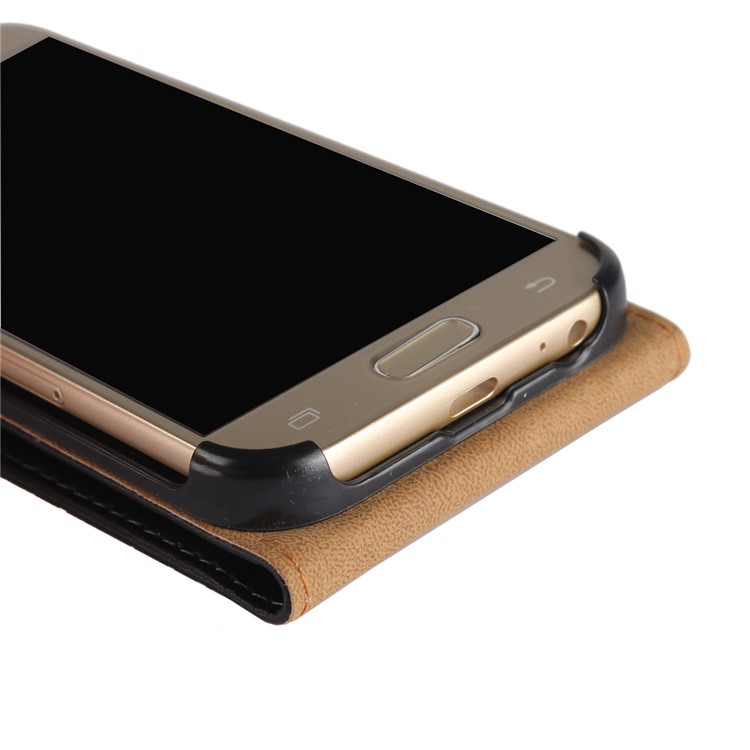 Split Leather Vertical Flip Cover Case for Samsung Galaxy A5 (2017) SM-A520F - Black-9