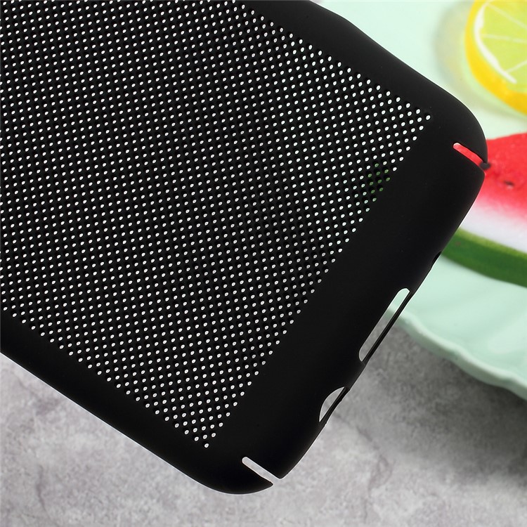 Hollow Mesh Heat Dissipation Hard PC Case for Samsung Galaxy J3 Emerge/J3 Prime/J3 (2017) - Black-5