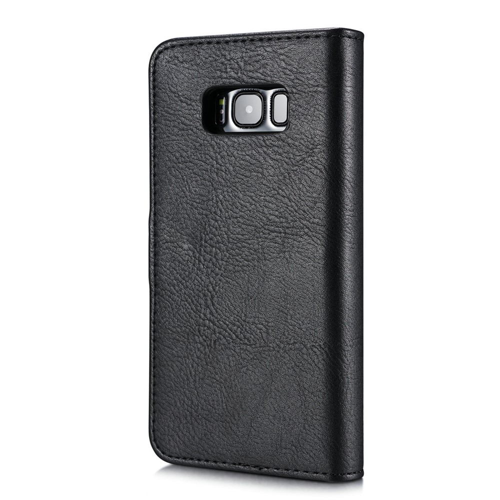 DG.MING for Samsung Galaxy S8 G950 Detachable 2 in 1 Wallet Split Leather Phone Case - Black-5