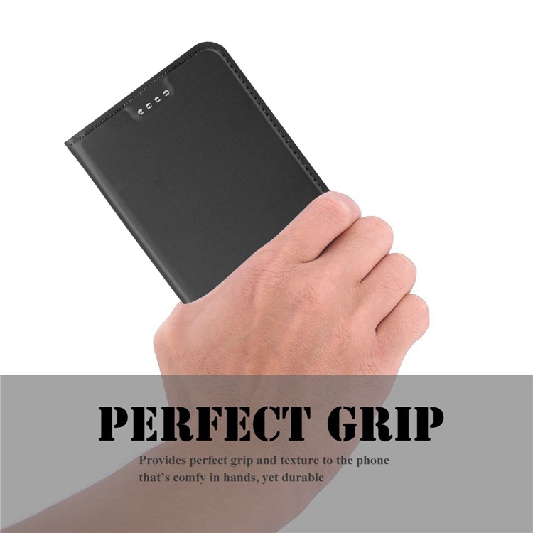 Card Holder Leather Cell Phone Case for Samsung Galaxy S8 Plus G955 - Black-3