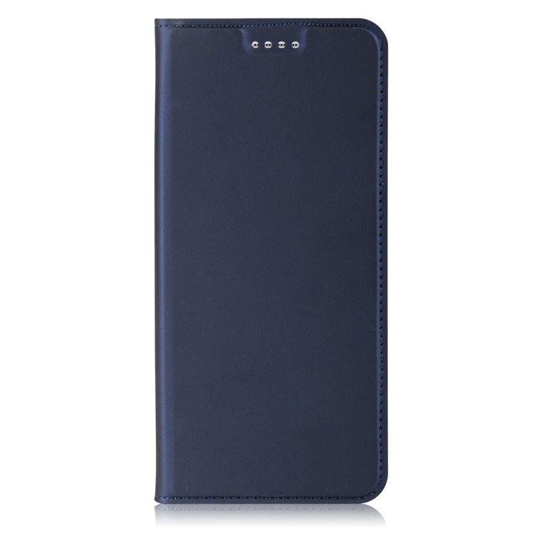 Card Slot Leather Mobile Phone Case for Samsung Galaxy S8 G950 - Dark Blue-9