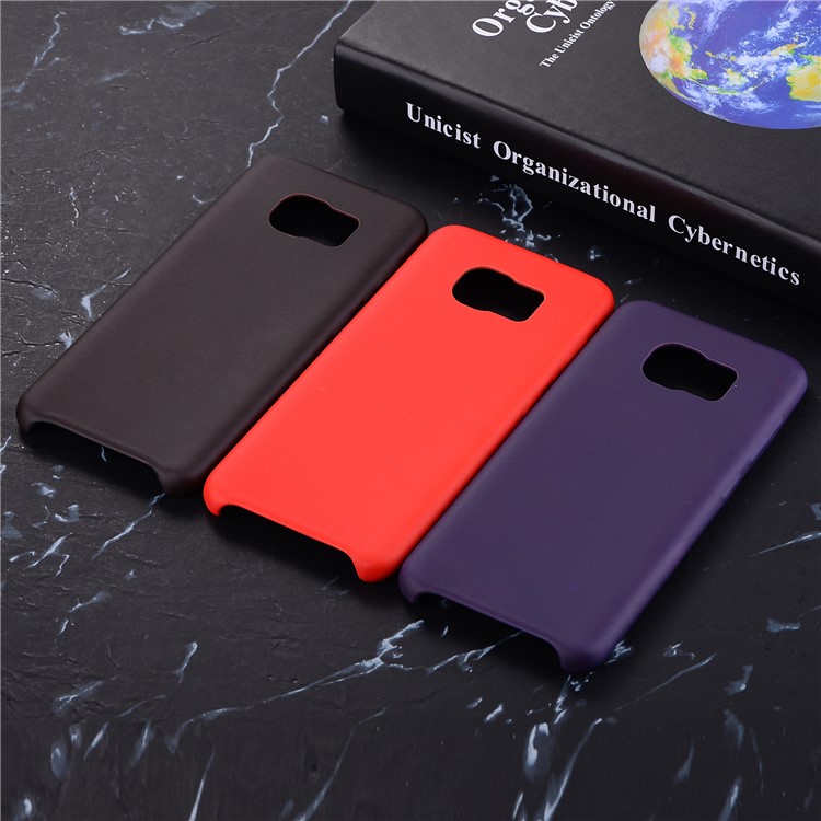 Thermal Induction Fluorescent Color Changing PU Leather Back Cover for Samsung Galaxy S8 G950 - Black-4