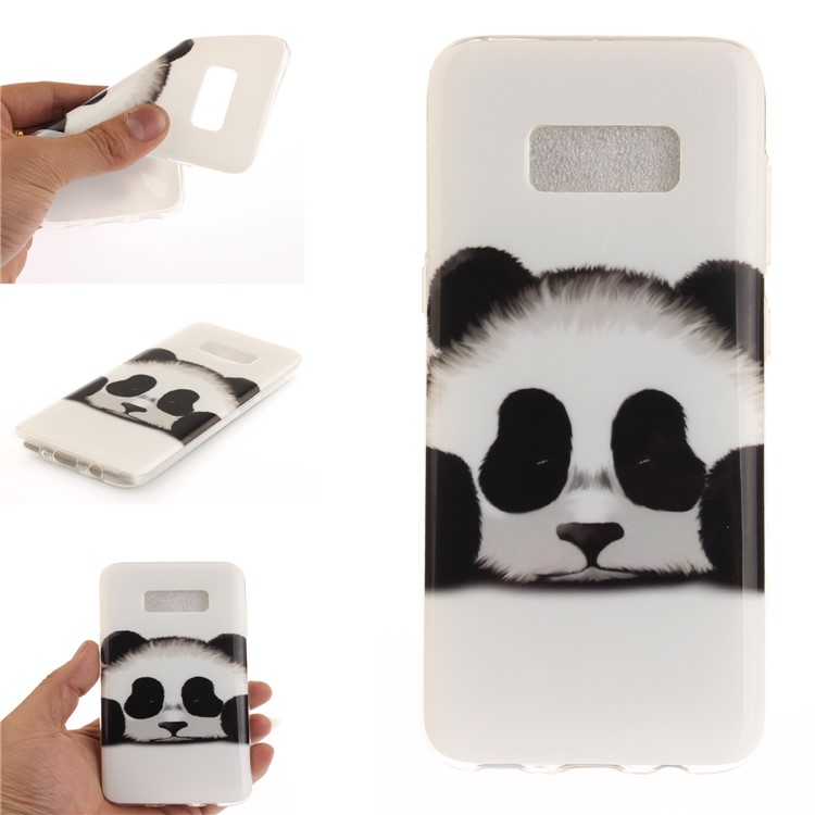 Pattern Printing IMD TPU Case for Samsung Galaxy S8 Plus SM-G955 - Cute Panda-1