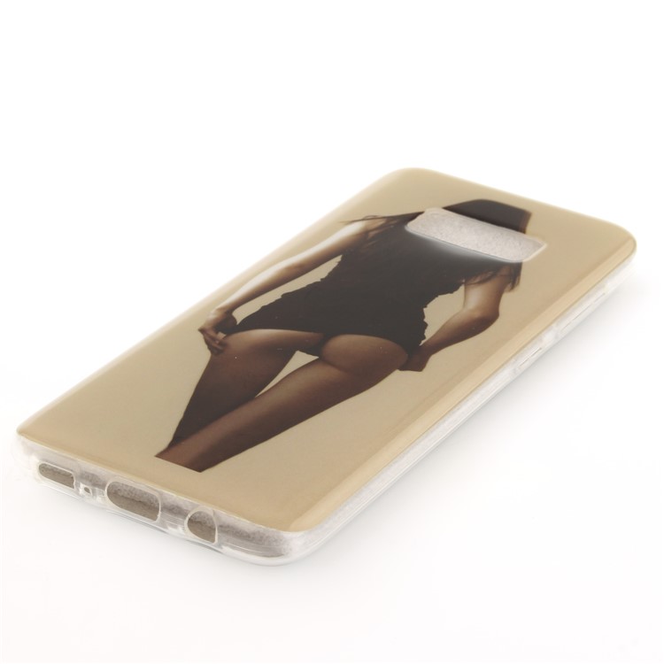 Pattern Printing IMD TPU Flexible Case for Samsung Galaxy S8 Plus SM-G955 - Beauty Pattern-3
