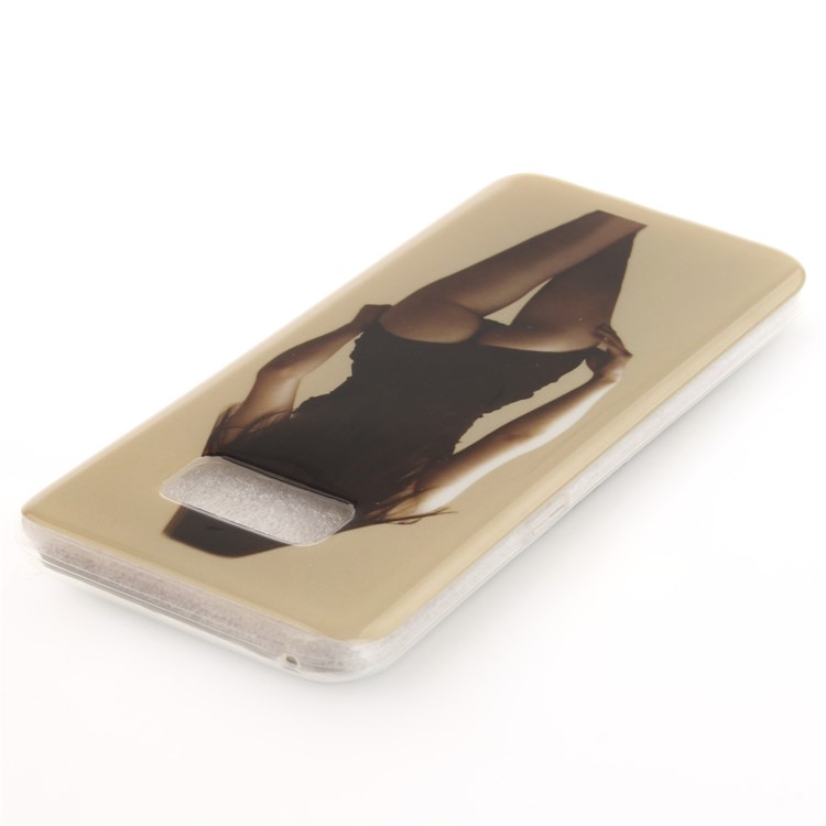 Pattern Printing IMD TPU Flexible Case for Samsung Galaxy S8 Plus SM-G955 - Beauty Pattern-4