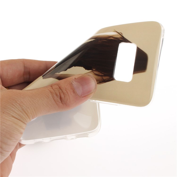 Pattern Printing IMD TPU Flexible Case for Samsung Galaxy S8 Plus SM-G955 - Beauty Pattern-6