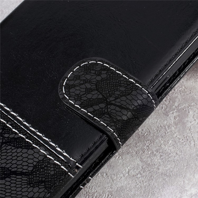 Two-color Slicing PU Leather Wallet Case for Samsung Galaxy S7 G930 - Black-10