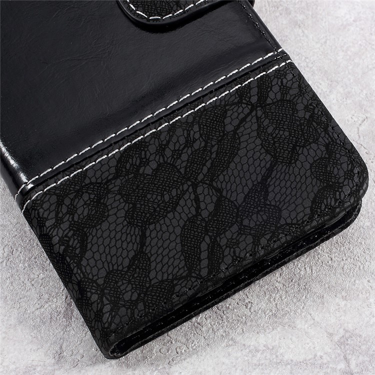 Two-color Slicing PU Leather Wallet Case for Samsung Galaxy S8 Plus G955 - Black-7