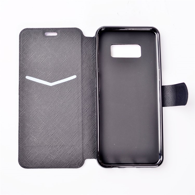 Pattern Printing Leather Folio Case for Samsung Galaxy S8+ SM-G955 - Dandelion and Quote-7