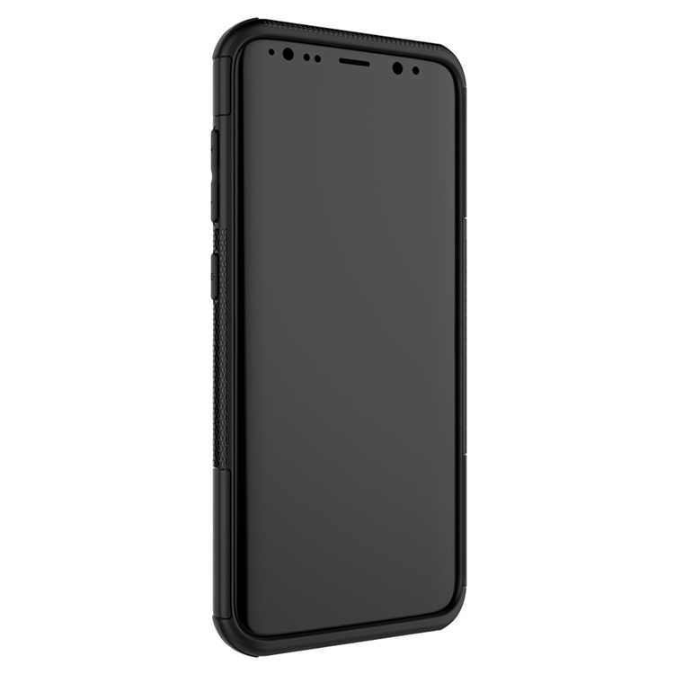 For Samsung Galaxy S8 G950 Tyre Pattern 2-in-1 Kickstand PC + TPU Hybrid Case Cover - Black-5