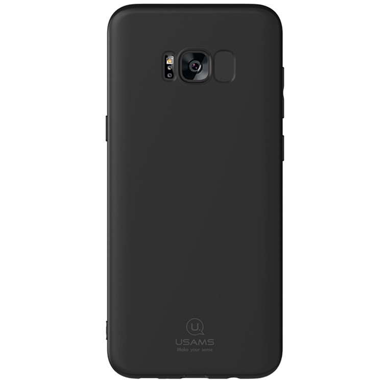 USAMS Ultra-thin Rubberized TPU Back Cover for Samsung Galaxy S8 G950 - Black-1